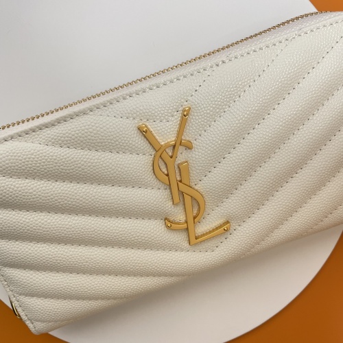 Cheap Yves Saint Laurent AAA Quality Wallets For Women #1025131 Replica Wholesale [$105.00 USD] [ITEM#1025131] on Replica Yves Saint Laurent AAA Wallets