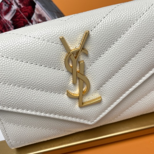 Cheap Yves Saint Laurent AAA Quality Wallets For Women #1025152 Replica Wholesale [$82.00 USD] [ITEM#1025152] on Replica Yves Saint Laurent AAA Wallets