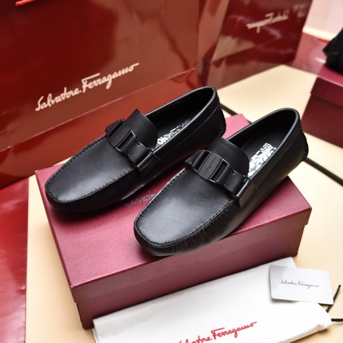 Cheap Salvatore Ferragamo Leather Shoes For Men #1025220 Replica Wholesale [$80.00 USD] [ITEM#1025220] on Replica Salvatore Ferragamo Leather Shoes