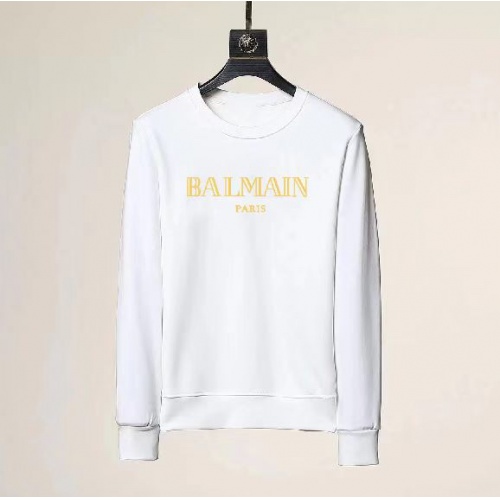 Cheap Balmain Hoodies Long Sleeved For Men #1025464 Replica Wholesale [$34.00 USD] [ITEM#1025464] on Replica Balmain Hoodies