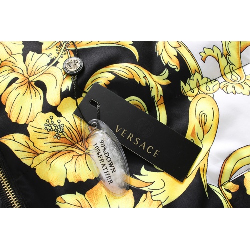 Cheap Versace Down Coat Long Sleeved For Men #1025546 Replica Wholesale [$108.00 USD] [ITEM#1025546] on Replica Versace Down Coat