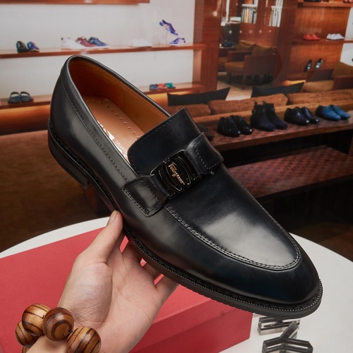 Cheap Salvatore Ferragamo Leather Shoes For Men #1026035 Replica Wholesale [$80.00 USD] [ITEM#1026035] on Replica Salvatore Ferragamo Leather Shoes