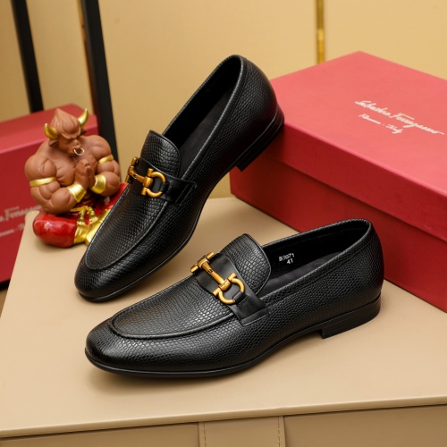 Cheap Salvatore Ferragamo Leather Shoes For Men #1026905 Replica Wholesale [$80.00 USD] [ITEM#1026905] on Replica Salvatore Ferragamo Leather Shoes