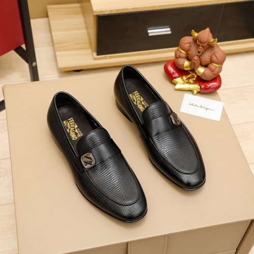 Cheap Salvatore Ferragamo Leather Shoes For Men #1026907 Replica Wholesale [$80.00 USD] [ITEM#1026907] on Replica Salvatore Ferragamo Leather Shoes