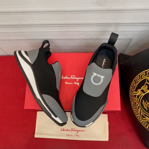 Cheap Salvatore Ferragamo Casual Shoes For Men #1027019 Replica Wholesale [$76.00 USD] [ITEM#1027019] on Replica Salvatore Ferragamo Casual Shoes
