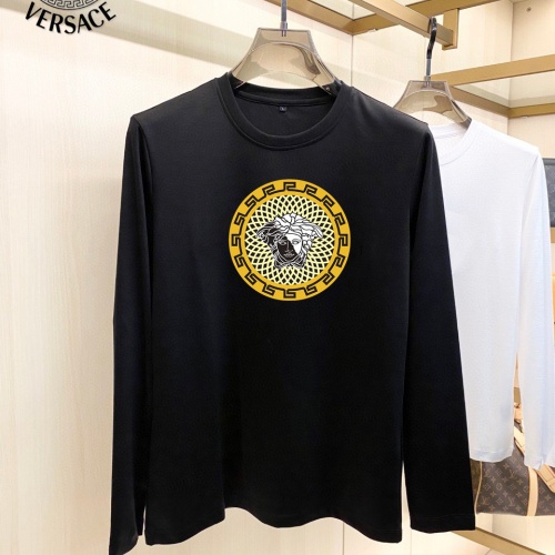 Cheap Versace T-Shirts Long Sleeved For Men #1027402 Replica Wholesale [$34.00 USD] [ITEM#1027402] on Replica Versace T-Shirts