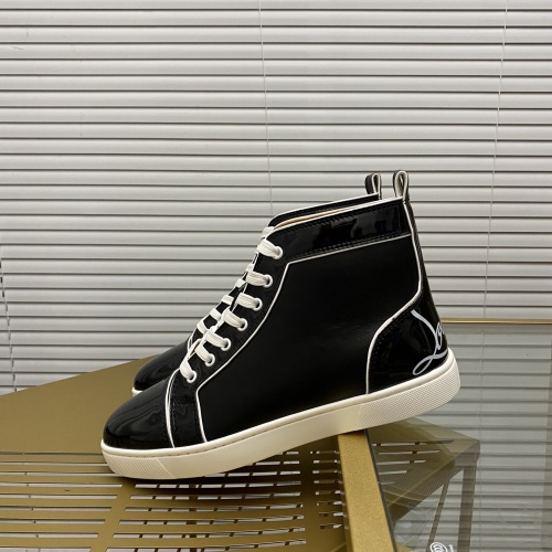 Cheap Christian Louboutin High Top Shoes For Men #1027675 Replica Wholesale [$102.00 USD] [ITEM#1027675] on Replica Christian Louboutin High Top Shoes