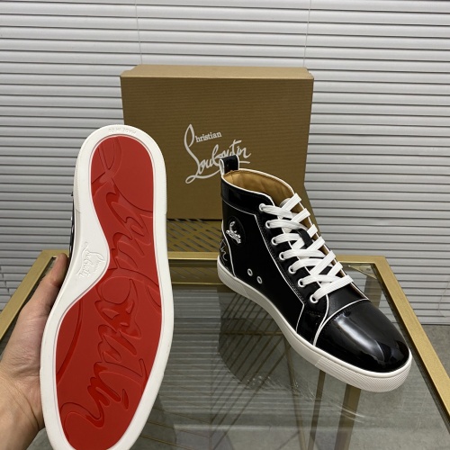 Cheap Christian Louboutin High Top Shoes For Women #1027676 Replica Wholesale [$102.00 USD] [ITEM#1027676] on Replica Christian Louboutin High Top Shoes