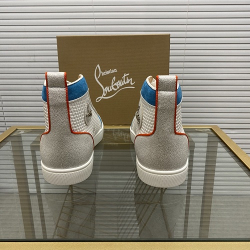 Cheap Christian Louboutin High Top Shoes For Men #1027677 Replica Wholesale [$105.00 USD] [ITEM#1027677] on Replica Christian Louboutin High Top Shoes