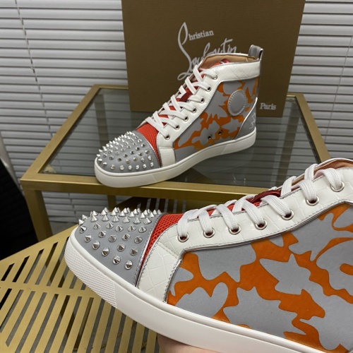 Cheap Christian Louboutin High Top Shoes For Men #1027679 Replica Wholesale [$105.00 USD] [ITEM#1027679] on Replica Christian Louboutin High Top Shoes