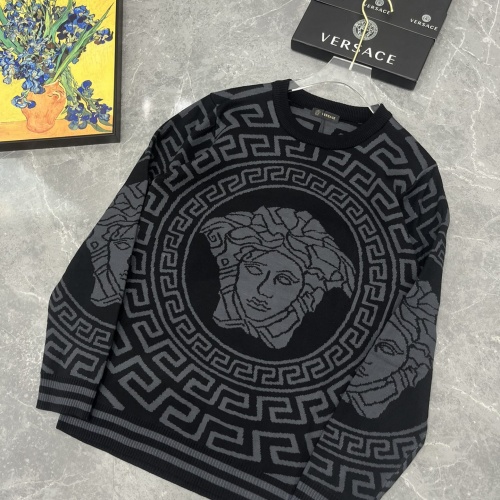 Cheap Versace Sweaters Long Sleeved For Unisex #1028089 Replica Wholesale [$64.00 USD] [ITEM#1028089] on Replica Versace Sweaters