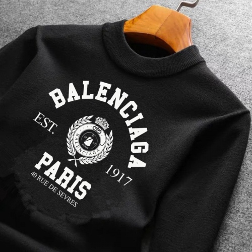 Cheap Balenciaga Sweaters Long Sleeved For Men #1028140 Replica Wholesale [$48.00 USD] [ITEM#1028140] on Replica Balenciaga Sweaters