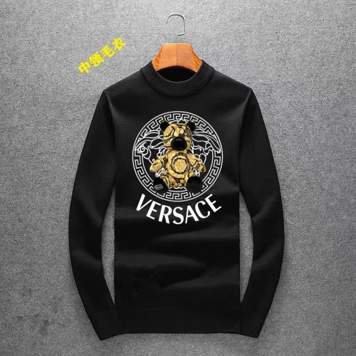 Cheap Versace Sweaters Long Sleeved For Men #1028196 Replica Wholesale [$48.00 USD] [ITEM#1028196] on Replica Versace Sweaters