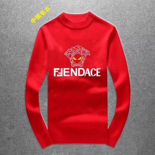 Cheap Versace Sweaters Long Sleeved For Men #1028198 Replica Wholesale [$48.00 USD] [ITEM#1028198] on Replica Versace Sweaters