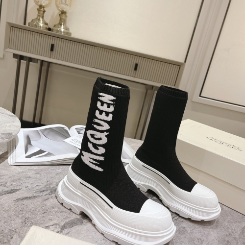 Cheap Alexander McQueen Boots For Women #1028658 Replica Wholesale [$112.00 USD] [ITEM#1028658] on Replica Alexander McQueen Boots
