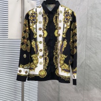 Versace Shirts Long Sleeved For Men #1021202
