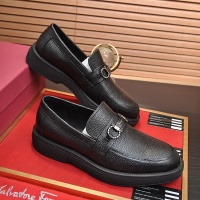 Cheap Salvatore Ferragamo Leather Shoes For Men #1023149 Replica Wholesale [$112.00 USD] [ITEM#1023149] on Replica Salvatore Ferragamo Leather Shoes