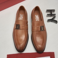 Cheap Salvatore Ferragamo Leather Shoes For Men #1026034 Replica Wholesale [$80.00 USD] [ITEM#1026034] on Replica Salvatore Ferragamo Leather Shoes