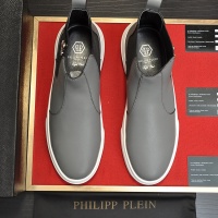 Cheap Philipp Plein PP High Tops Shoes For Men #1026176 Replica Wholesale [$88.00 USD] [ITEM#1026176] on Replica Philipp Plein PP High Tops Shoes