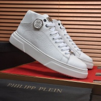 Cheap Philipp Plein PP High Tops Shoes For Men #1026275 Replica Wholesale [$88.00 USD] [ITEM#1026275] on Replica Philipp Plein PP High Tops Shoes