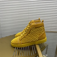 Cheap Christian Louboutin High Top Shoes For Men #1027681 Replica Wholesale [$105.00 USD] [ITEM#1027681] on Replica Christian Louboutin High Top Shoes