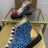 Cheap Christian Louboutin High Top Shoes For Women #1027693 Replica Wholesale [$112.00 USD] [ITEM#1027693] on Replica Christian Louboutin High Top Shoes