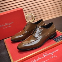 Salvatore Ferragamo Leather Shoes For Men #1028775