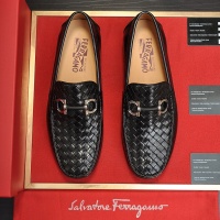 Cheap Salvatore Ferragamo Leather Shoes For Men #1028780 Replica Wholesale [$85.00 USD] [ITEM#1028780] on Replica Salvatore Ferragamo Leather Shoes