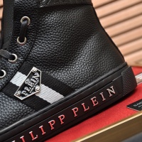 Cheap Philipp Plein PP High Tops Shoes For Men #1028794 Replica Wholesale [$88.00 USD] [ITEM#1028794] on Replica Philipp Plein PP High Tops Shoes