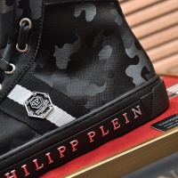Cheap Philipp Plein PP High Tops Shoes For Men #1028796 Replica Wholesale [$88.00 USD] [ITEM#1028796] on Replica Philipp Plein PP High Tops Shoes