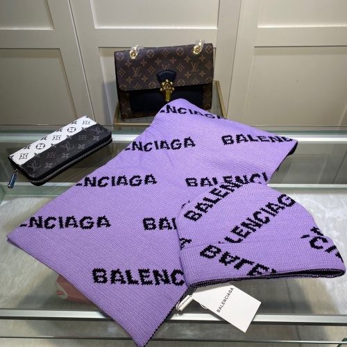 Cheap Balenciaga Hat &amp; Scarf Set #1029174 Replica Wholesale [$52.00 USD] [ITEM#1029174] on Replica Balenciaga Hat and Scarf and Glove Set