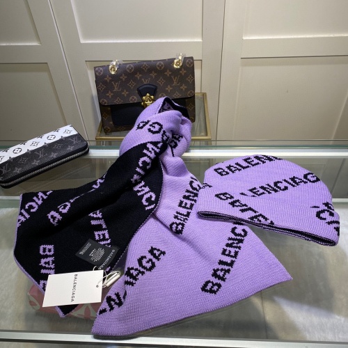 Cheap Balenciaga Hat &amp; Scarf Set #1029174 Replica Wholesale [$52.00 USD] [ITEM#1029174] on Replica Balenciaga Hat and Scarf and Glove Set