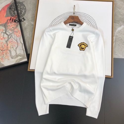 Cheap Versace Sweaters Long Sleeved For Men #1029521 Replica Wholesale [$42.00 USD] [ITEM#1029521] on Replica Versace Sweaters