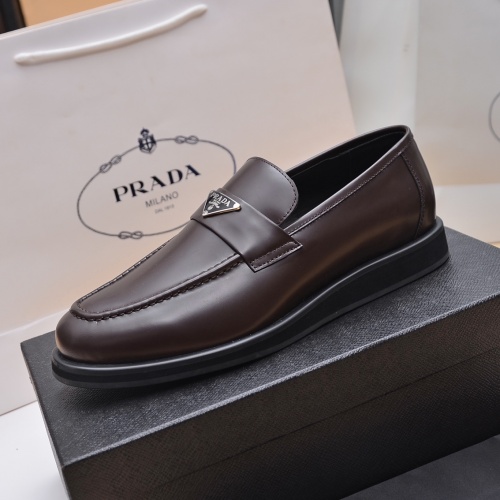 Cheap Prada Leather Shoes For Men #1029589 Replica Wholesale [$102.00 USD] [ITEM#1029589] on Replica Prada Leather Shoes