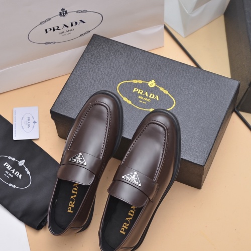 Cheap Prada Leather Shoes For Men #1029589 Replica Wholesale [$102.00 USD] [ITEM#1029589] on Replica Prada Leather Shoes