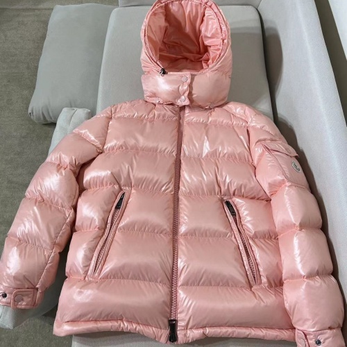 Cheap Moncler Down Feather Coat Long Sleeved For Women #1030347 Replica Wholesale [$175.00 USD] [ITEM#1030347] on Replica Moncler Down Feather Coat