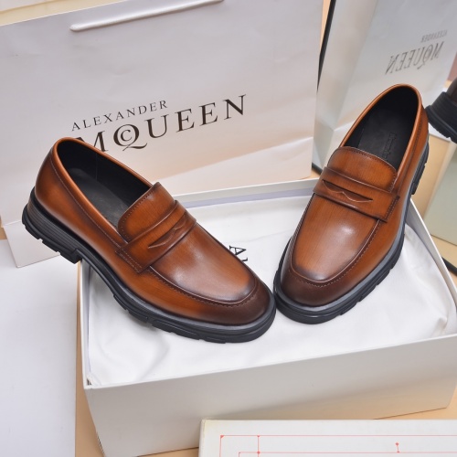 Cheap Alexander McQueen Loafer Shoes For Men #1031154 Replica Wholesale [$130.00 USD] [ITEM#1031154] on Replica Alexander McQueen Fashion Shoes