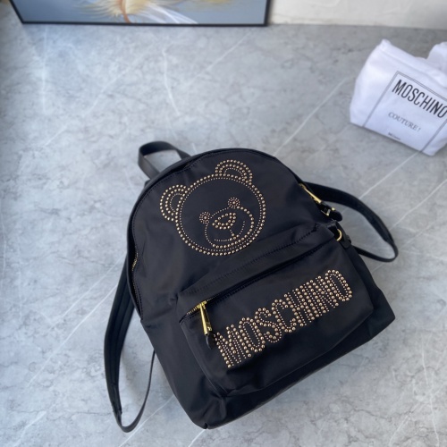 Cheap Moschino AAA Quality Backpacks #1031165 Replica Wholesale [$112.00 USD] [ITEM#1031165] on Replica Moschino AAA Quality Backpacks