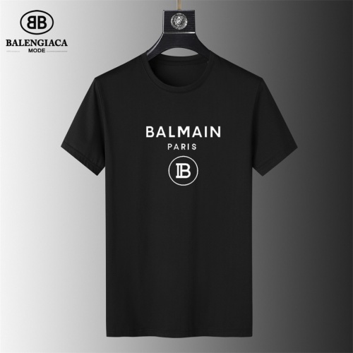 Cheap Balmain T-Shirts Short Sleeved For Men #1031305 Replica Wholesale [$25.00 USD] [ITEM#1031305] on Replica Balmain T-Shirts