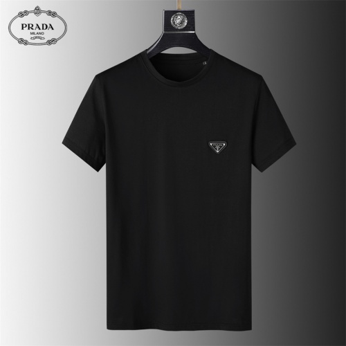 Cheap Prada T-Shirts Short Sleeved For Men #1031377 Replica Wholesale [$25.00 USD] [ITEM#1031377] on Replica Prada T-Shirts