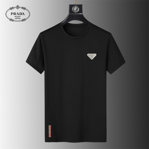 Cheap Prada T-Shirts Short Sleeved For Men #1031379 Replica Wholesale [$25.00 USD] [ITEM#1031379] on Replica Prada T-Shirts