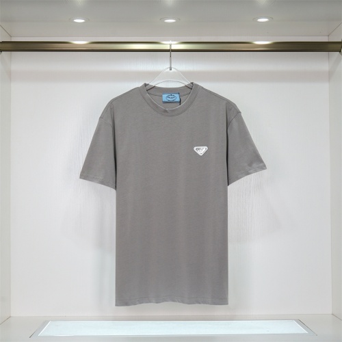 Cheap Prada T-Shirts Short Sleeved For Unisex #1031551 Replica Wholesale [$32.00 USD] [ITEM#1031551] on Replica Prada T-Shirts