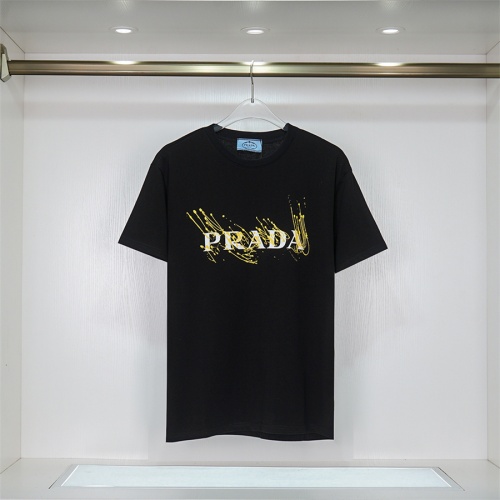 Cheap Prada T-Shirts Short Sleeved For Unisex #1031554 Replica Wholesale [$32.00 USD] [ITEM#1031554] on Replica Prada T-Shirts