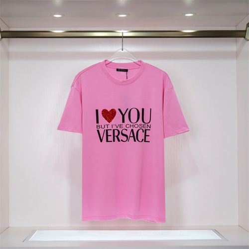Cheap Versace T-Shirts Short Sleeved For Unisex #1031563 Replica Wholesale [$32.00 USD] [ITEM#1031563] on Replica Versace T-Shirts