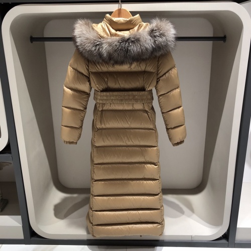 Cheap Moncler Down Feather Coat Long Sleeved For Women #1032058 Replica Wholesale [$314.05 USD] [ITEM#1032058] on Replica Moncler Down Feather Coat
