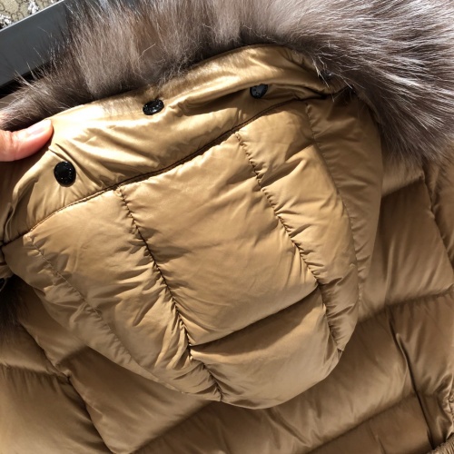 Cheap Moncler Down Feather Coat Long Sleeved For Women #1032058 Replica Wholesale [$314.05 USD] [ITEM#1032058] on Replica Moncler Down Feather Coat