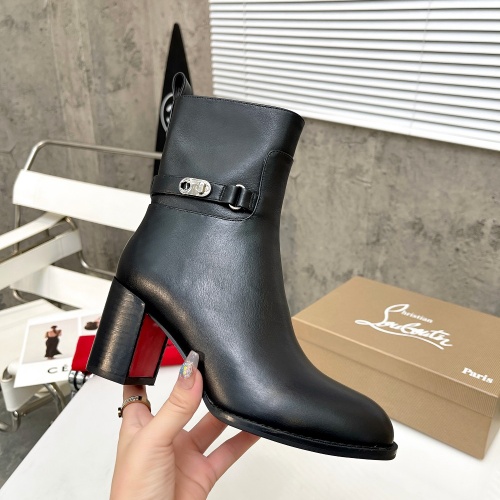 Cheap Christian Louboutin Boots For Women #1032069 Replica Wholesale [$115.00 USD] [ITEM#1032069] on Replica Christian Louboutin Boots