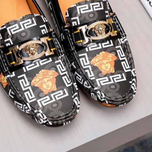Cheap Versace Leather Shoes For Men #1033476 Replica Wholesale [$68.00 USD] [ITEM#1033476] on Replica Versace Leather Shoes