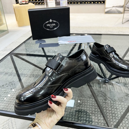 Cheap Prada Leather Shoes For Men #1033574 Replica Wholesale [$135.00 USD] [ITEM#1033574] on Replica Prada Leather Shoes