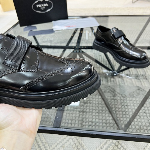Cheap Prada Leather Shoes For Men #1033574 Replica Wholesale [$135.00 USD] [ITEM#1033574] on Replica Prada Leather Shoes